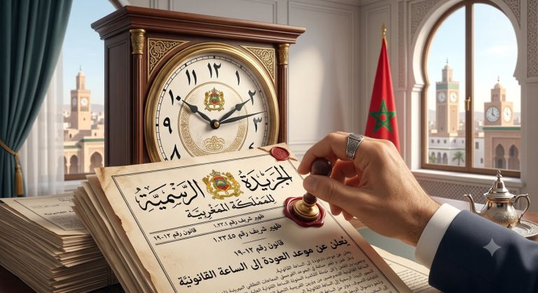 الجريدة الرسمية تعلن العودة إلى توقيت غرينيتش ابتداءً من 20 شتنبر